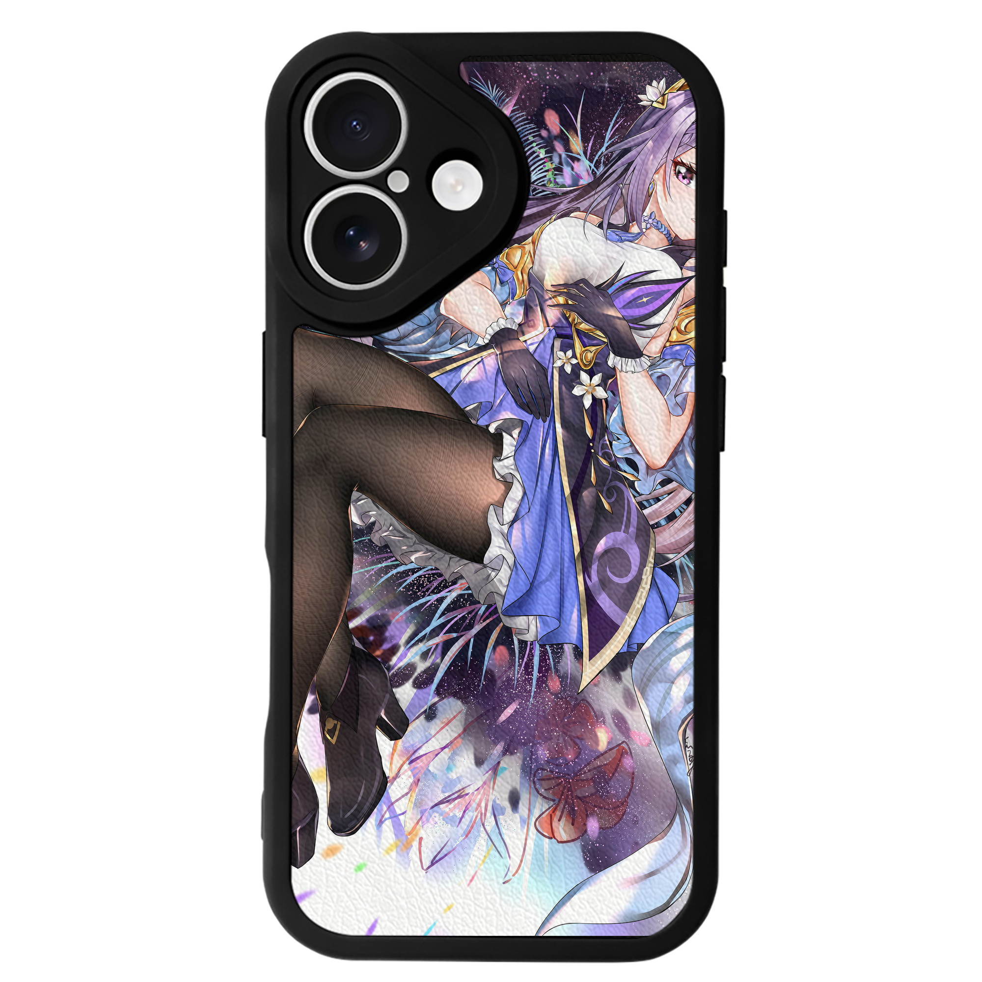 げんし神 genshin 【iPhone 16シリーズ対応】シリコンスマホケース（レザー調） 材質：シリコン